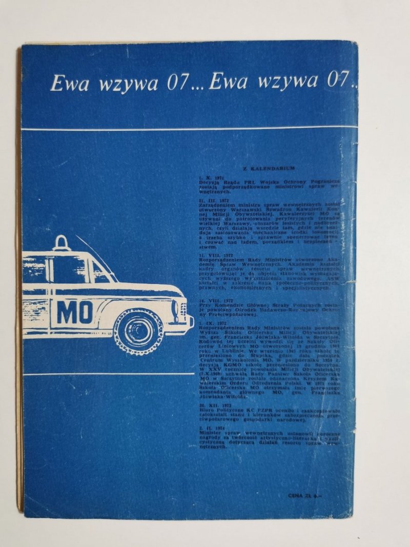 EWA WZYWA 07 NR 72 DIABEŁ PRZYCHODZI NOCĄ - Edigey 1974