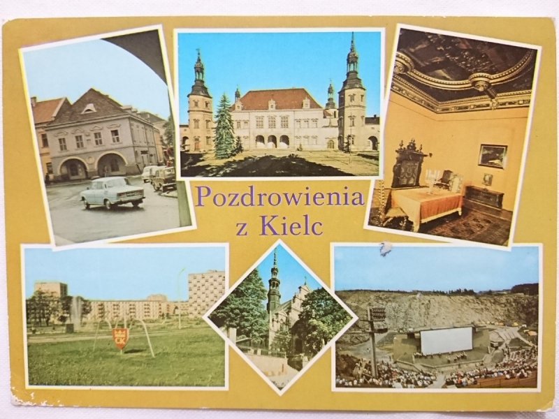 POZDROWIENIA Z KIELC. PODCIENIOWA KAMIENICZKA I INNE FOT. H. GRZĘDA I INNI