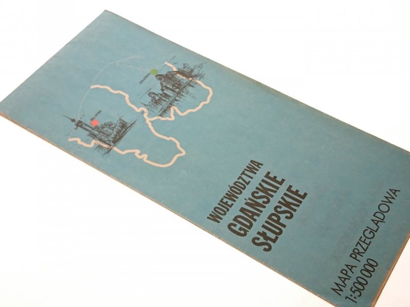 WOJEWÓDZTWA GDAŃSKIE SŁUPSKIE 1:500 000 (1981)
