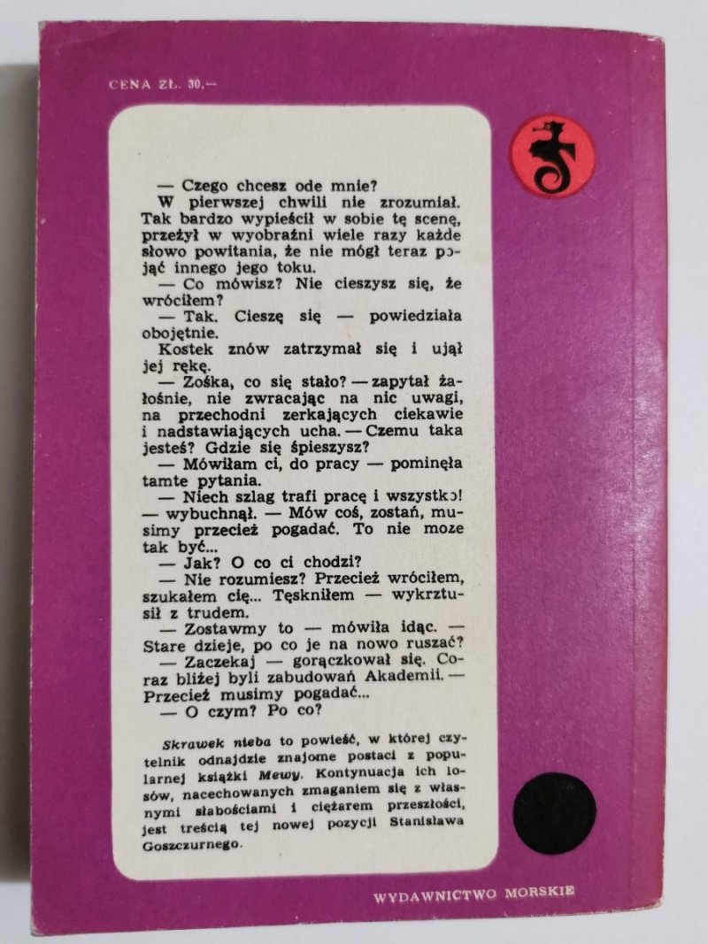 SKRAWEK NIEBA - Stanisław Goszczurny 1977