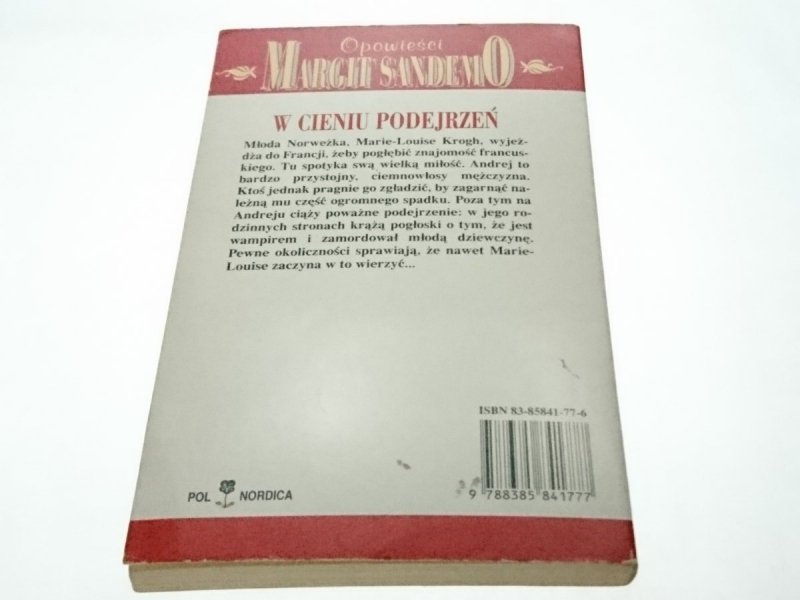 OPOWIEŚCI MARGIT SANDEMO TOM 30 W CIENIU PODEJRZEŃ