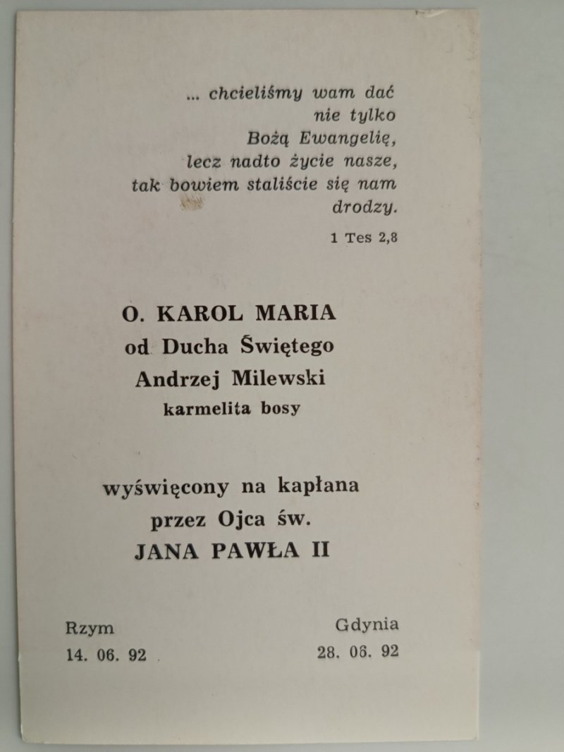 SANCTUS RAPHAEL KALINOWSKI