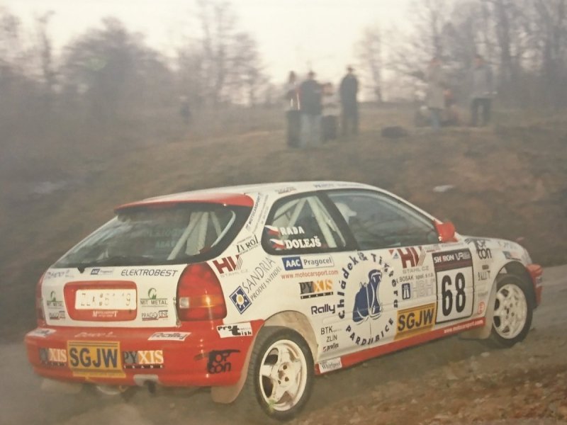 RAJD WRC 2005 ZDJĘCIE NUMER #074 HONDA CIVIC