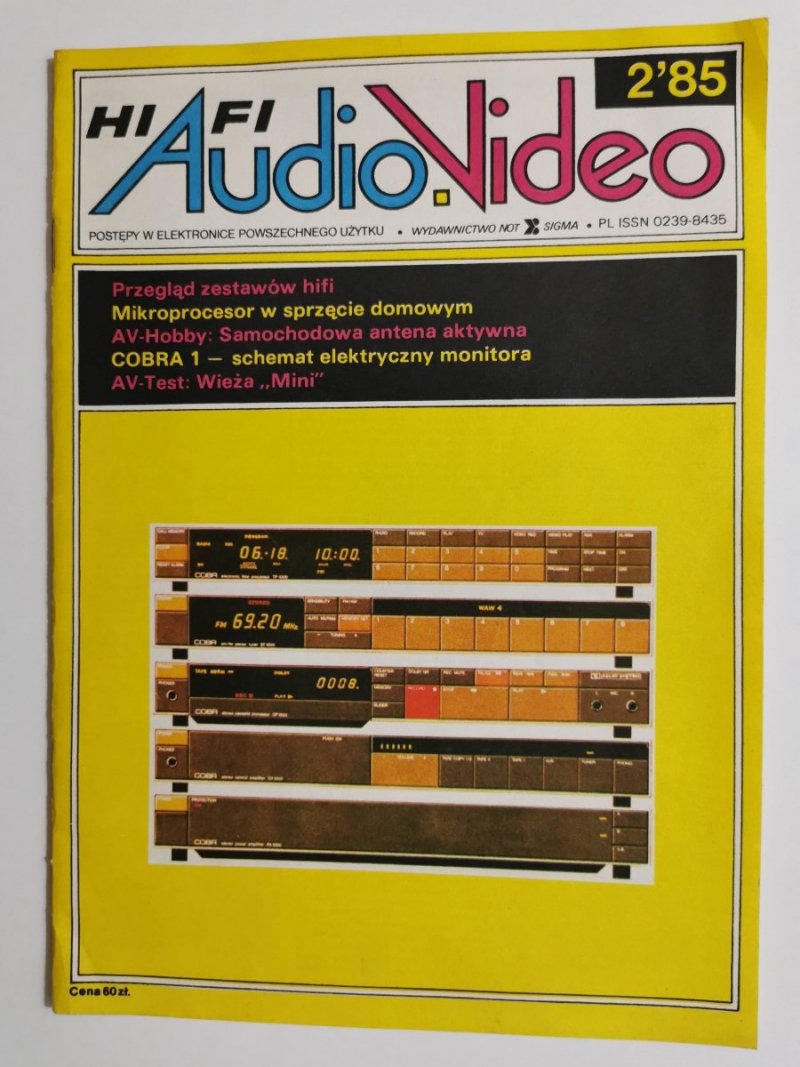 HIFI AUDIO VIDEO NR 2'85