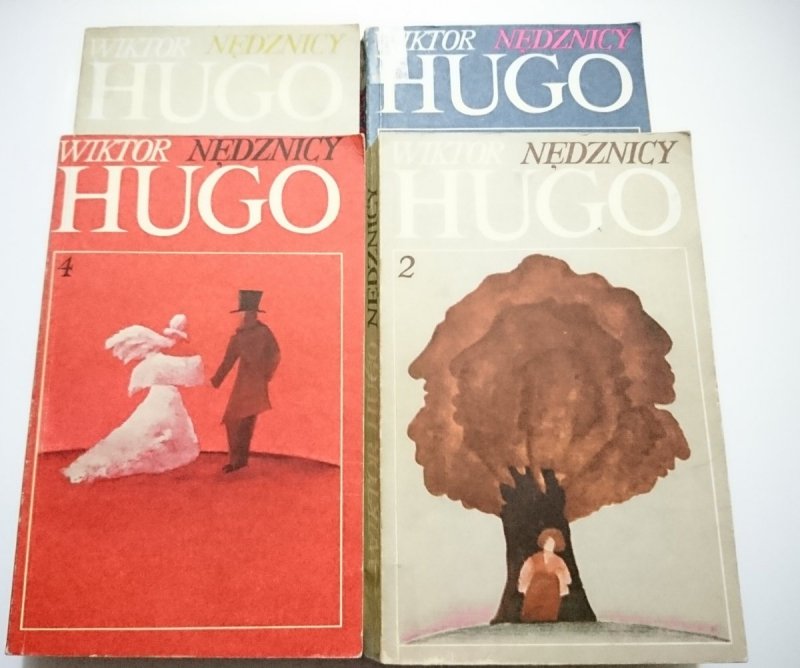 NĘDZNICY TOMY OD 1 DO 4 - Wiktor Hugo 1972
