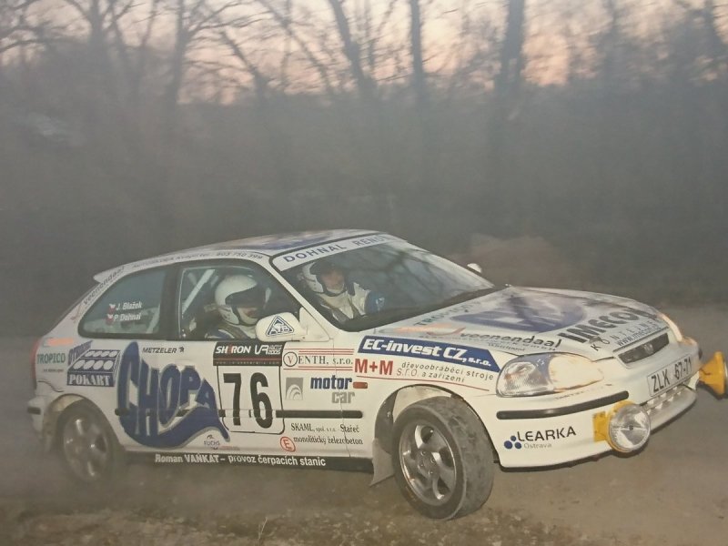 RAJD WRC 2005 ZDJĘCIE NUMER #298 HONDA CIVIC