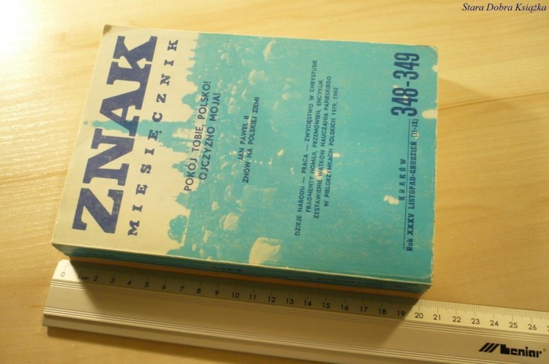 ZNAK. MIESIĘCZNIK 348-349 LISTOPAD-GRUDZIEŃ 1983