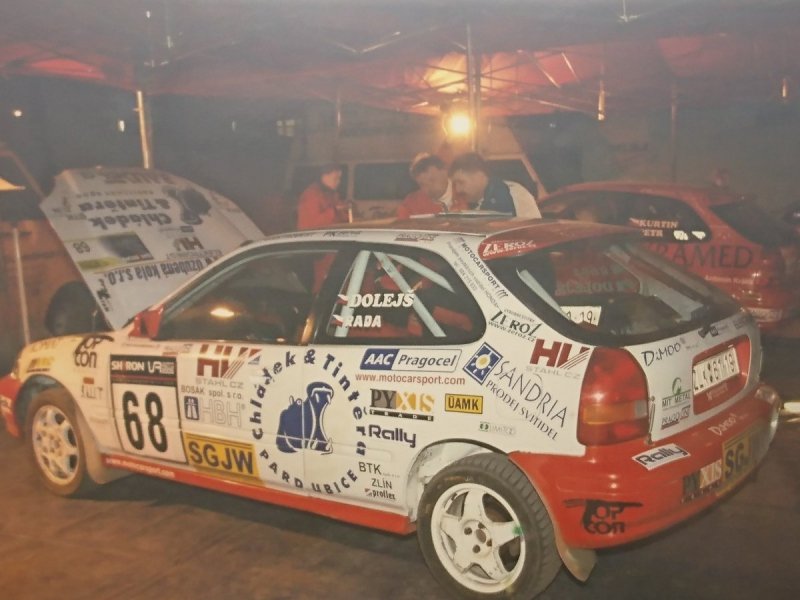 RAJD WRC 2005 ZDJĘCIE NUMER #081 HONDA CIVIC