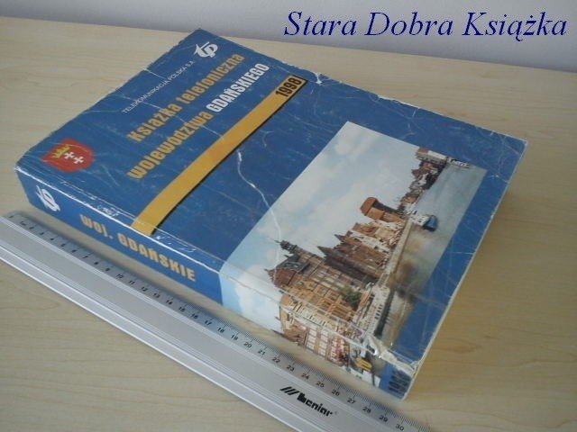 KSIĄŻKA TELEFONICZNA WOJEWÓDZTWA GDAŃSKIEGO 1998