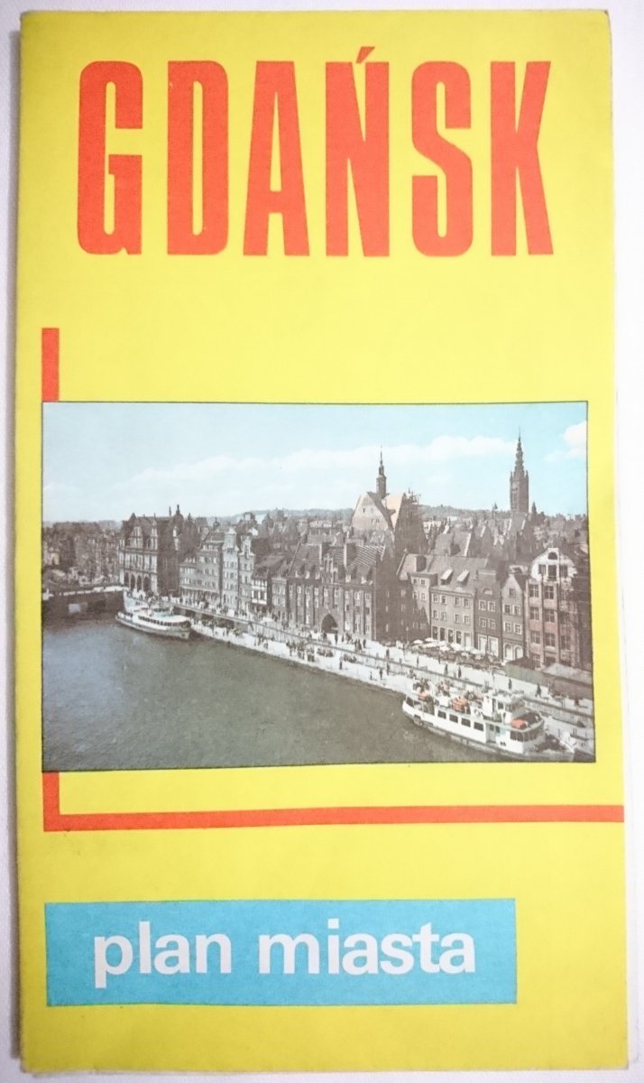 GDAŃSK. PLAN MIASTA 1979