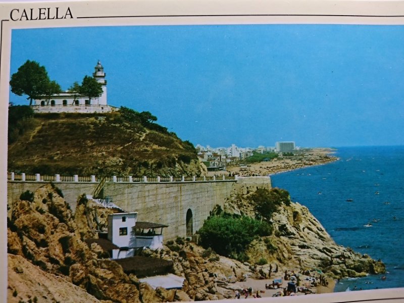 CALELLA DE MAR. FARO Y PLAYA