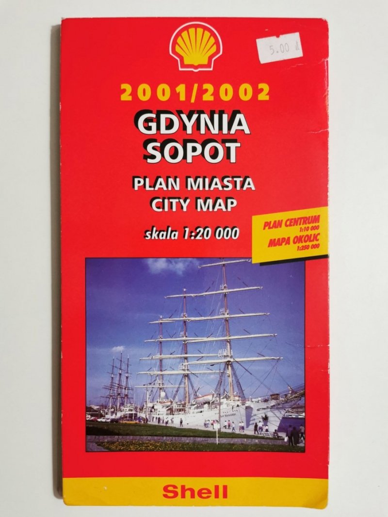 GDYNIA SOPOT PLAN MIASTA 1: 20 000 2001