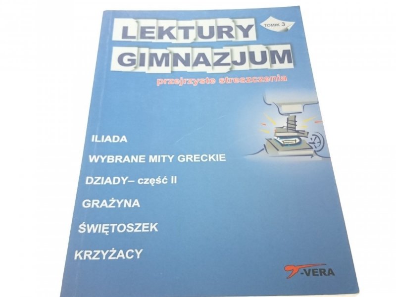 LEKTURY GIMNAZJUM PRZEJRZYSTE STRESZCZENIA 3 2000