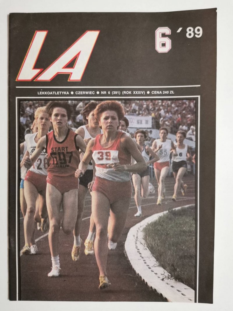 LEKKOATLETYKA 6'89 CZERWIEC NR 6 (391) ROK XXXIV