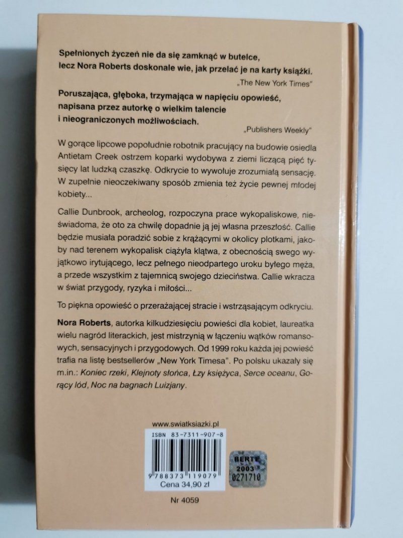 WIĘZY KRWI - Nora Roberts