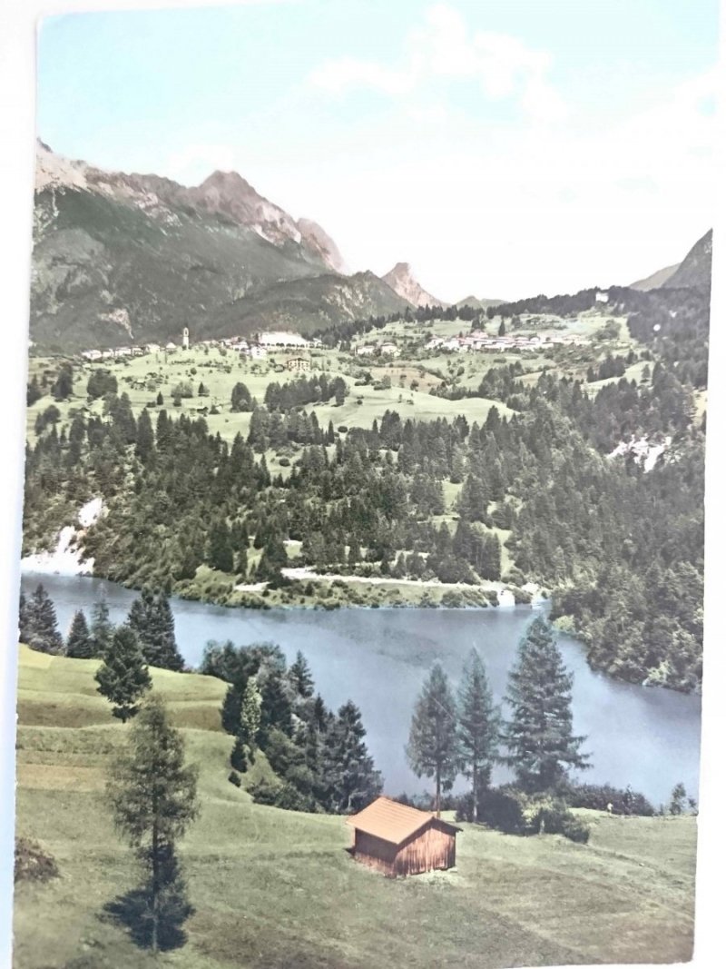 LORENZA DI CADORE M. 880 PANORAMA CON IL LAGO