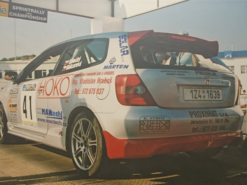 RAJD WRC 2005 ZDJĘCIE NUMER #195 HONDA CIVIC