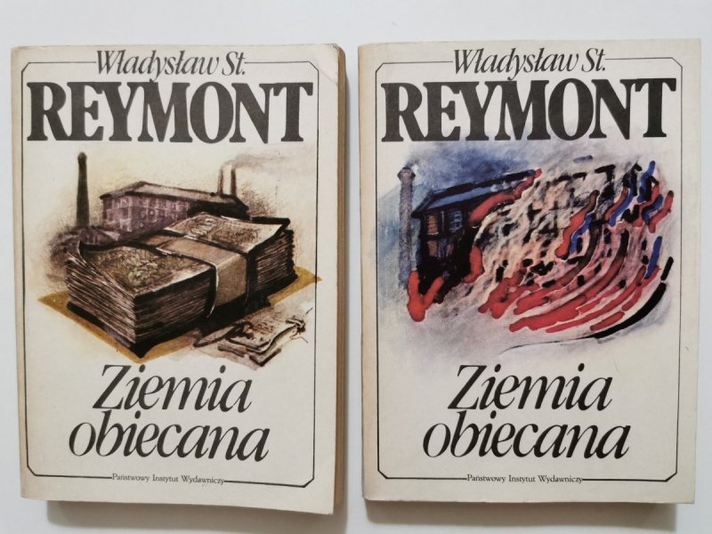 ZIEMIA OBIECANA TOM I i II - Władysław St. Reymont 1985