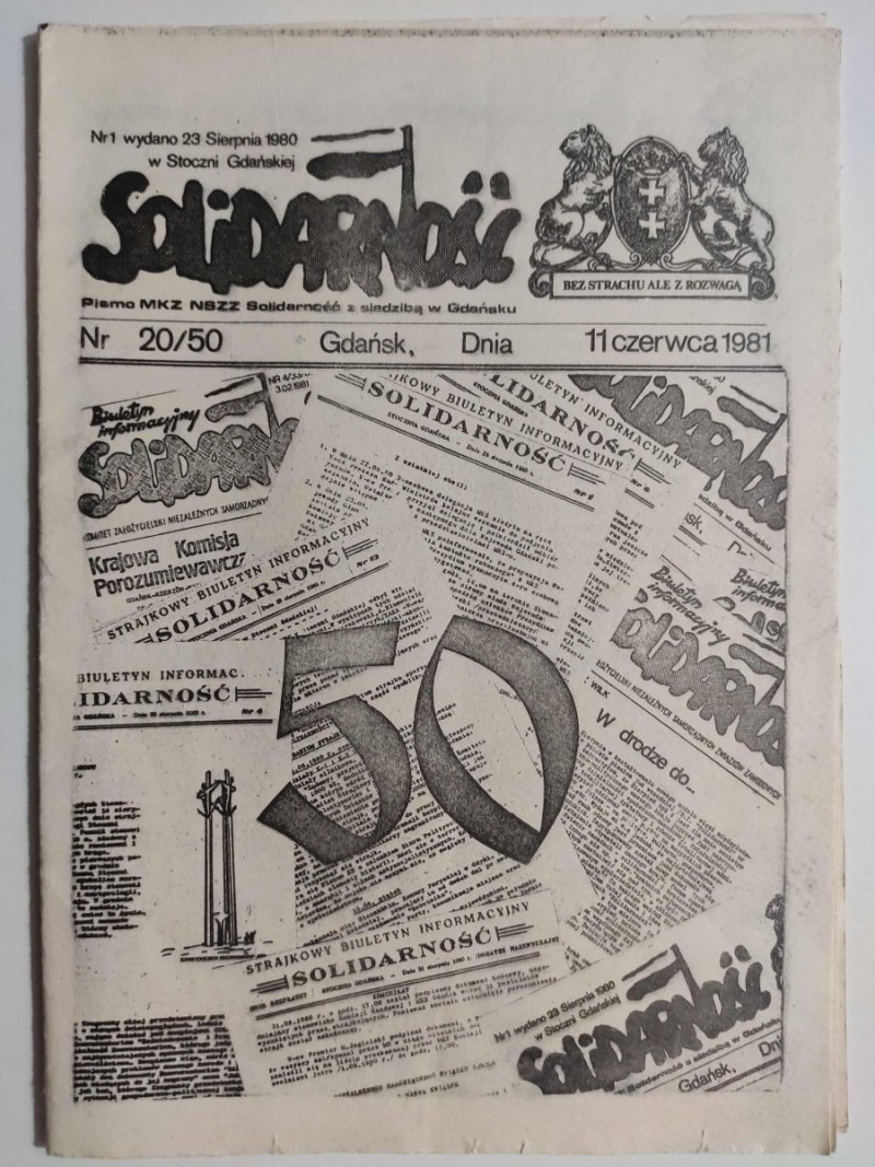 PISMO MKZ SOLIDARNOŚĆ NR 20/50 – 11.06.1981
