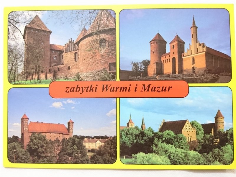 ZABYTKI WARMI I MAZUR. NIDZICA - ZAMEK, RESZEL - ZAMEK I INNE FOT. R. CZERWIŃSKI, A. STACHURSKI