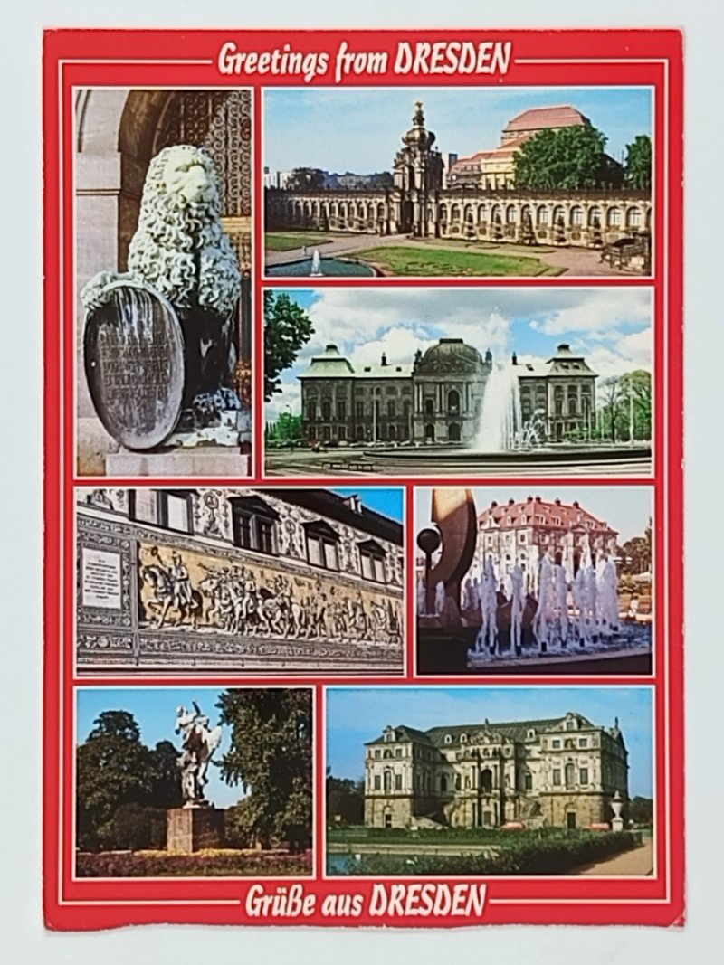 GREETINGS FROM DRESDEN GRUSSE AUS DRESDEN