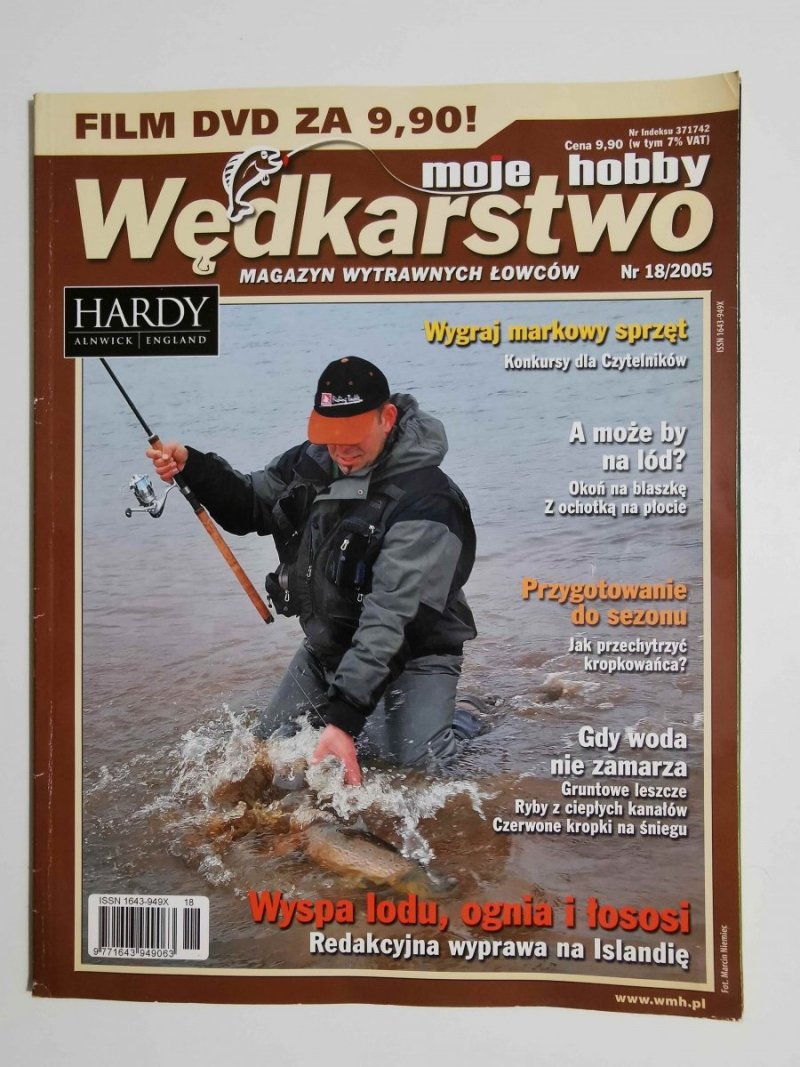 WĘDKARSTWO MOJE HOBBY NR 18/2005 BEZ PŁYTY DVD
