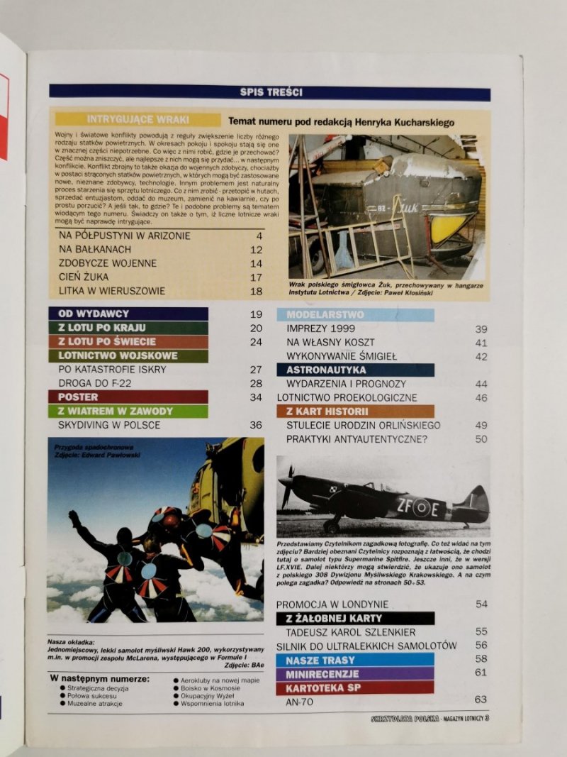 SKRZYDLATA POLSKA NR 1/1999 STYCZEŃ