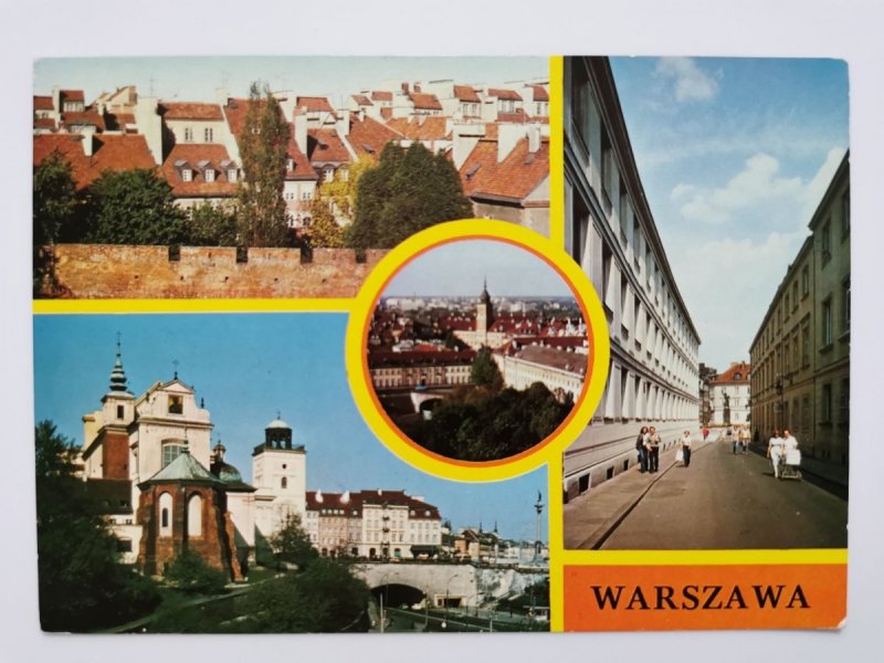 WARSZAWA. MURY STAROMIEJSKIE OD ULICY PODWALE FOT. SADOWSKI