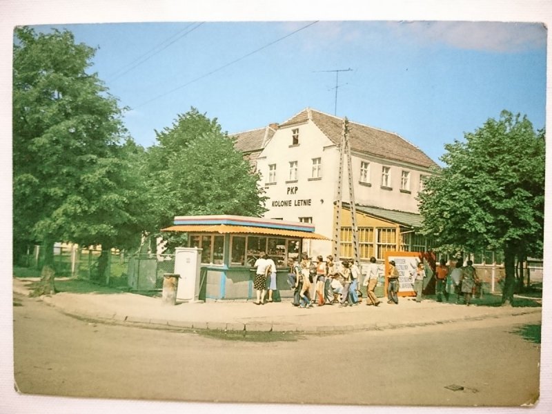 DZIWNÓWEK. KOLONIE LETNIE ZWIĄZKU ZAWODOWEGO KOLEJARZY FOT. TYMIŃSKI