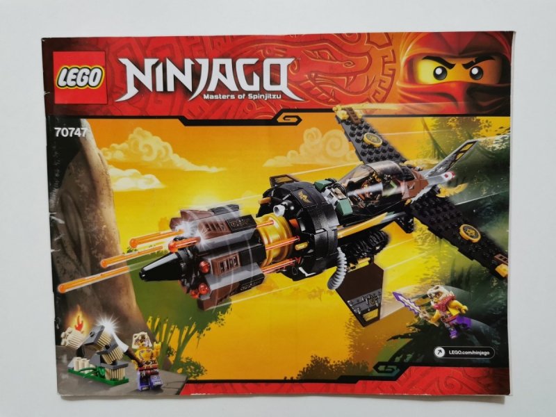LEGO NINJAGO MASTERS OF SPINJITZU INSTRUKCJA DO ZESTAWU NR 70747 2015