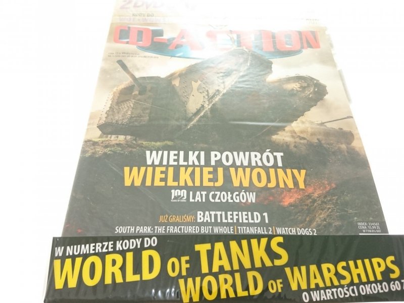 CD-ACTION NR 11/2016 (261) 2 PŁYTY DVD