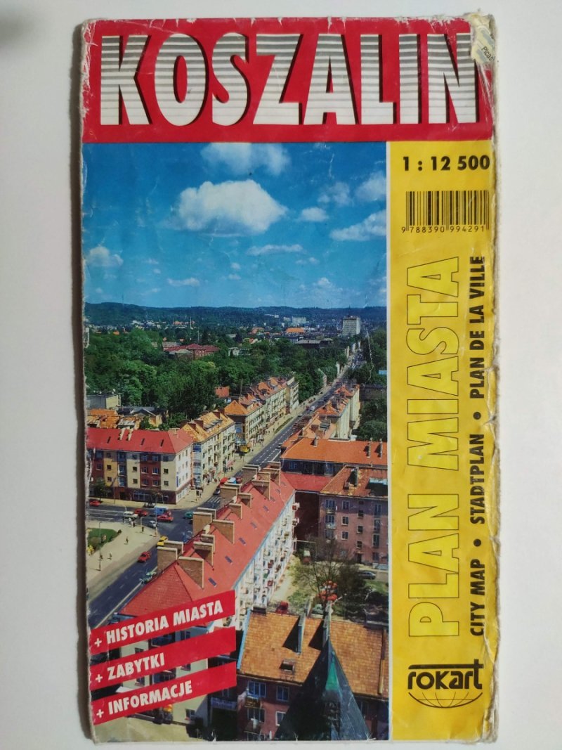 PLAN MIASTA KOSZALIN 1:12 500
