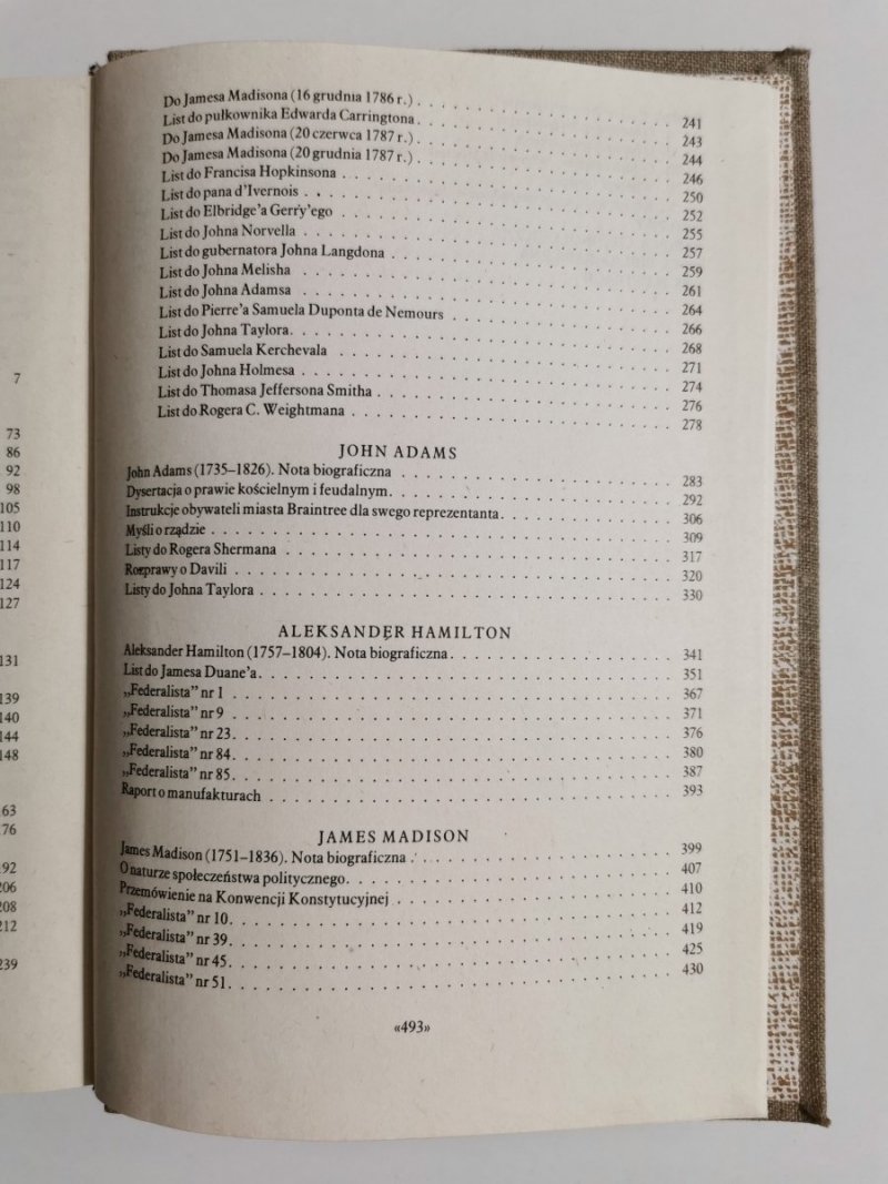 WIZJE STANÓW ZJEDNOCZONYCH W PISMACH OJCÓW ZAŁOŻYCIELI 1977