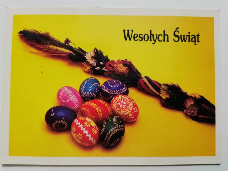 POCZTÓWKA WIELKANOCNA NR.68 WESOŁYCH ŚWIĄT FOT. KLIMEK
