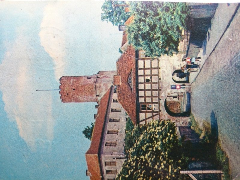 ŁAGÓW. GOTYCKI ZAMEK Z XIV w... FOT. J. F. BERGER