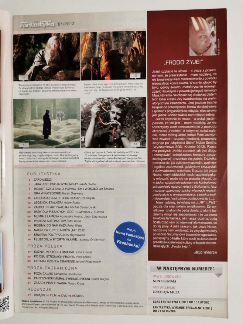 NOWA FANTASTYKA NR 01 (364) 2013