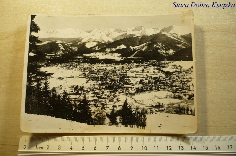 WIDOK Z GUBAŁÓWKI NA ZAKOPANE I TATRY