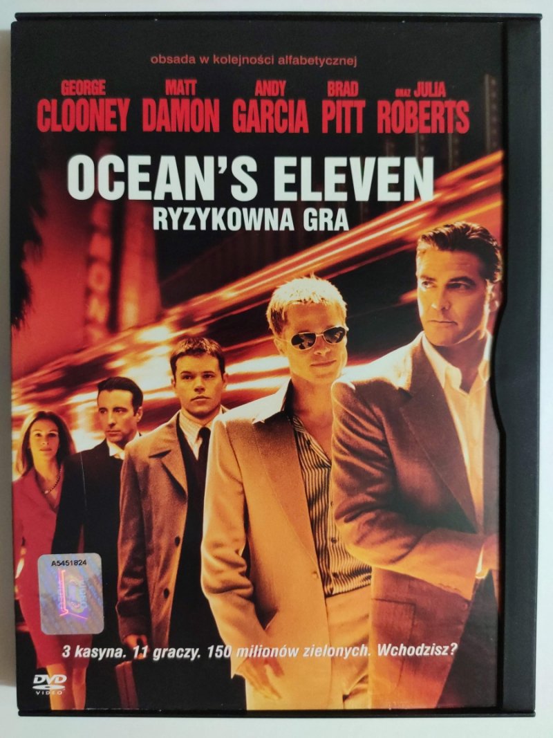 DVD. OCEAN’S ELEVEN RYZYKOWNA GRA