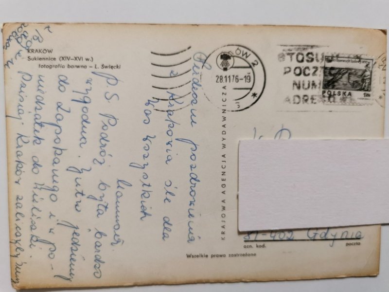 KRAKÓW. SUKIENNICE XIV-XVI w. FOT. ŚWIĘCKI