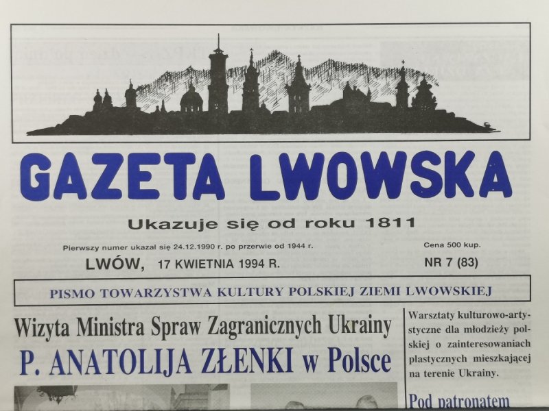 GAZETA LWOWSKA NR 7 (83) 1994