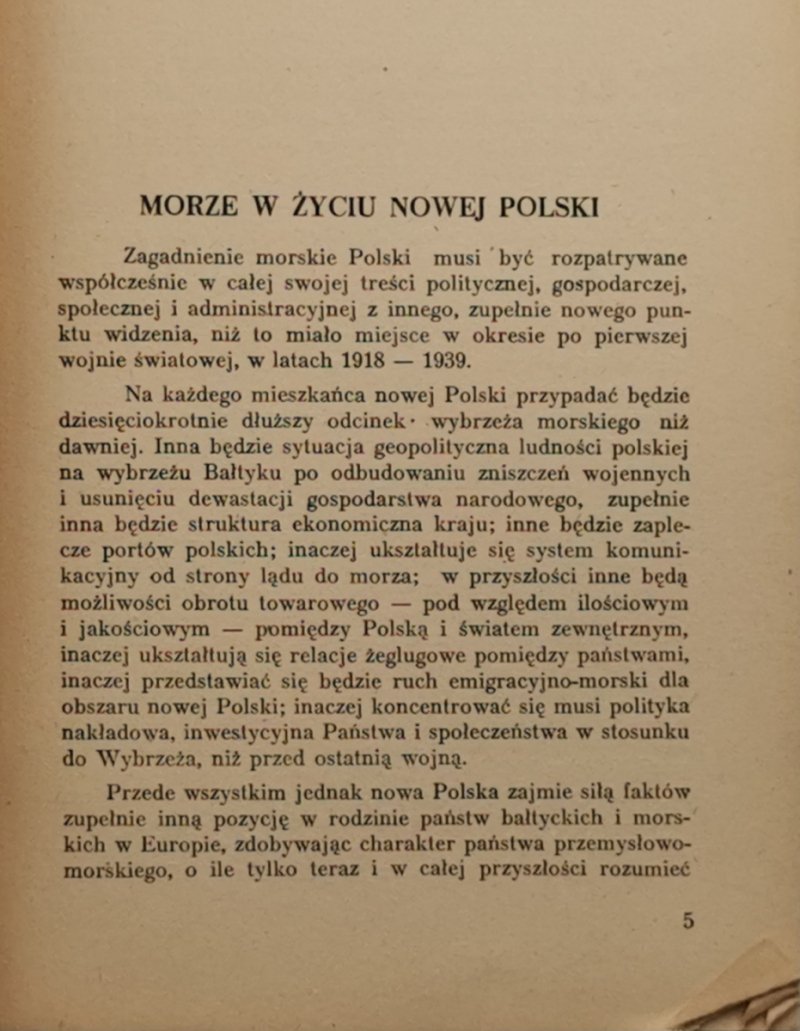 BUDUJEMY NOWĄ POLSKĘ NAD BAŁTYKIEM 1945 - Eugeniusz Kwiatkowski