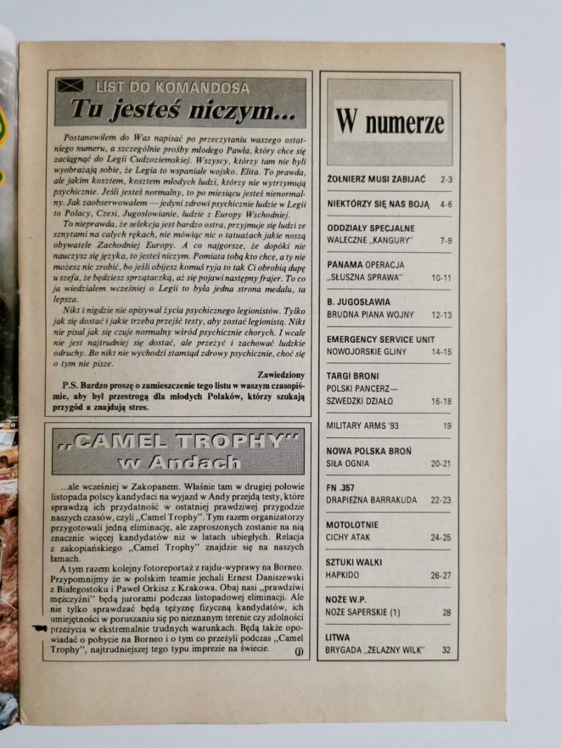 KOMANDOS NR 10 (20) 93 ŻELAZNE WILKI