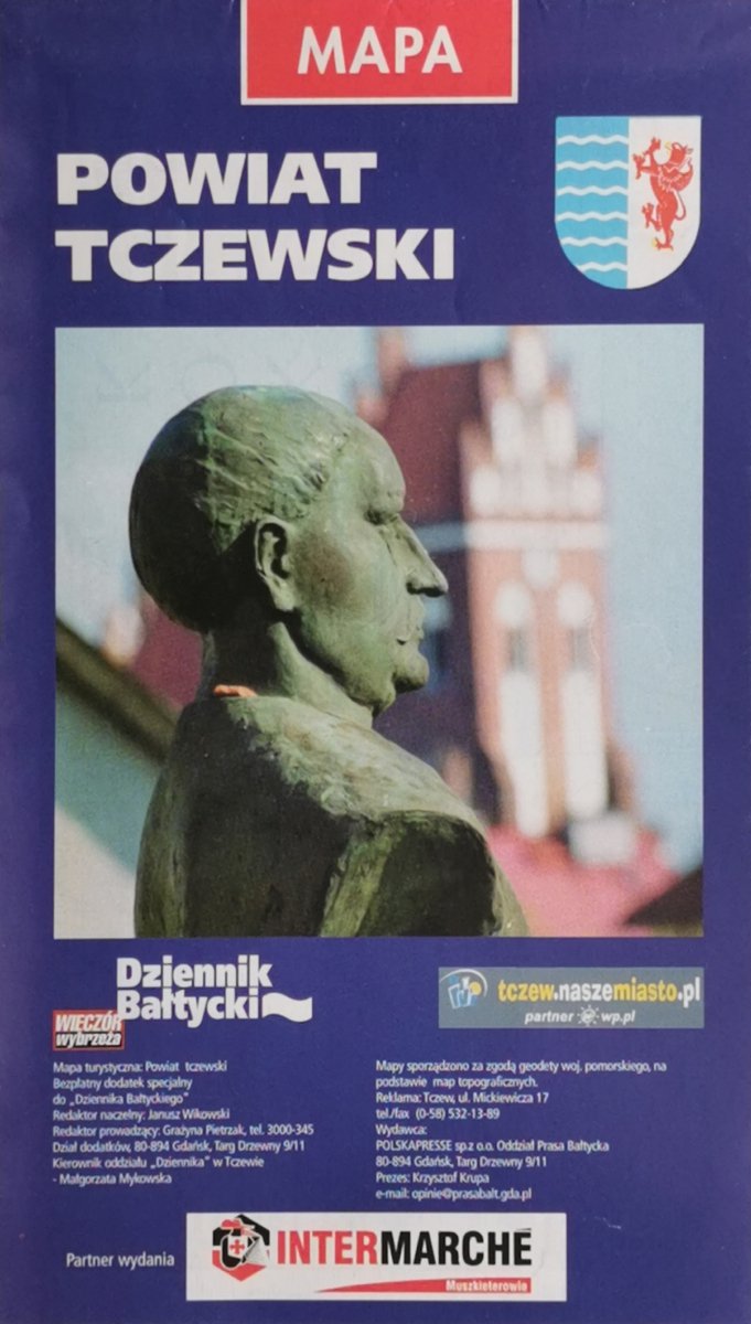 POWIAT TCZEWSKI MAPA