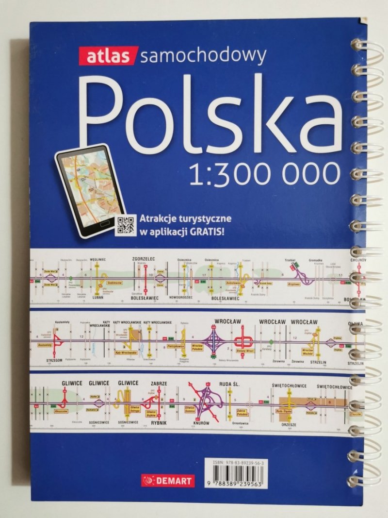 POLSKA. ATLAS SAMOCHODOWY 1: 300 000 2018