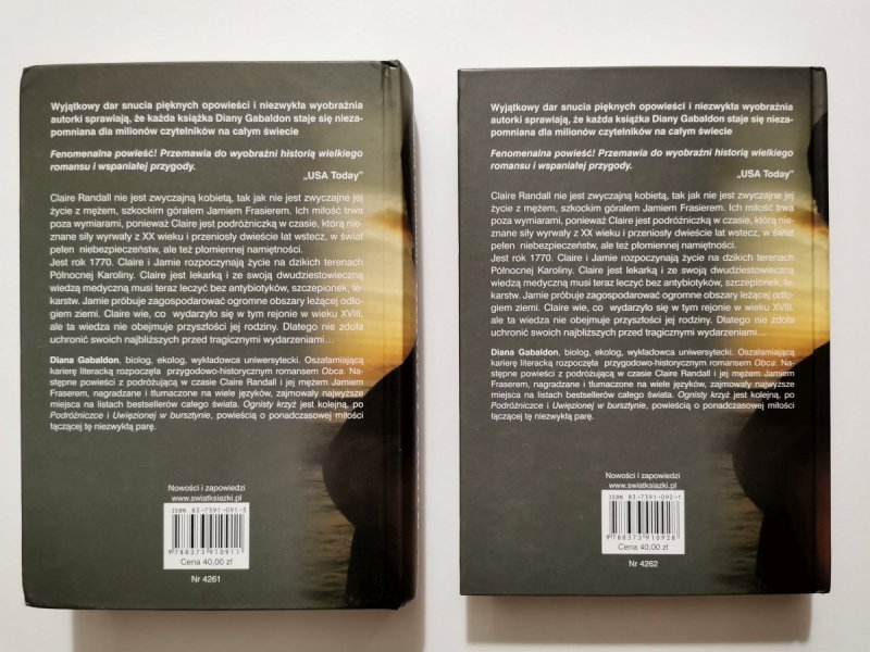 OGNISTY KRZYŻ TOM 1 i 2 - Diana Gabaldon 