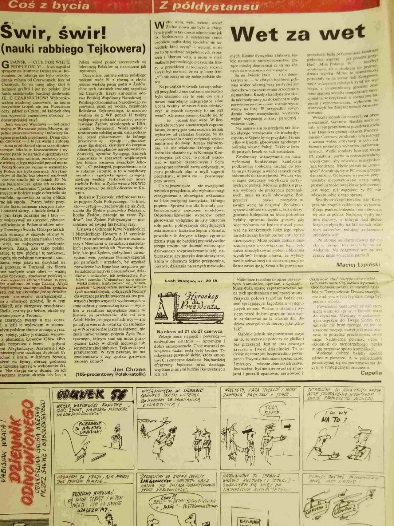 TYGODNIK GDAŃSKI ROK III 23 CZERWCA 1991