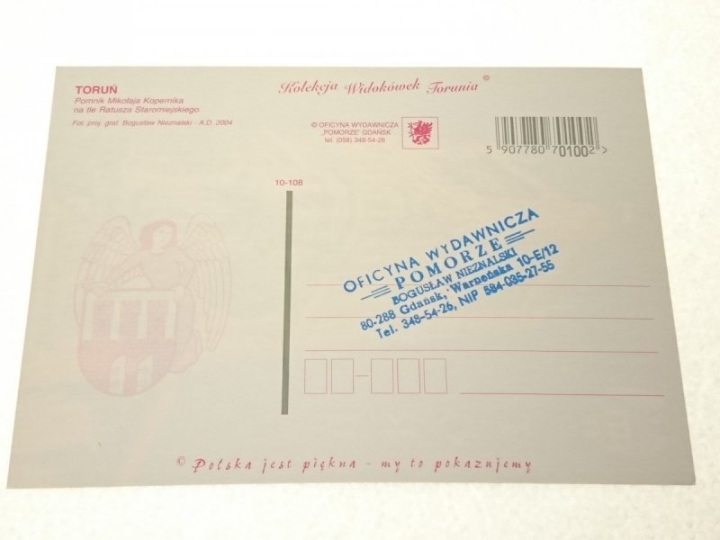 TORUŃ POMNIK MIKOŁAJA KOPERNIKA FOT. NIEZNALSKI