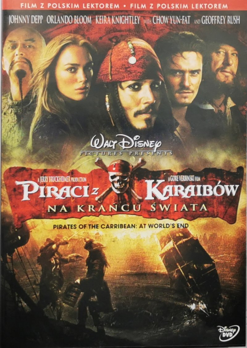 DVD. PIRACI Z KARAIBÓW. NA KRAŃCU ŚWIATA