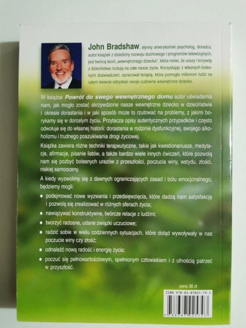 POWRÓT DO SWEGO WEWNĘTRZNEGO DOMU - John Bradshaw 