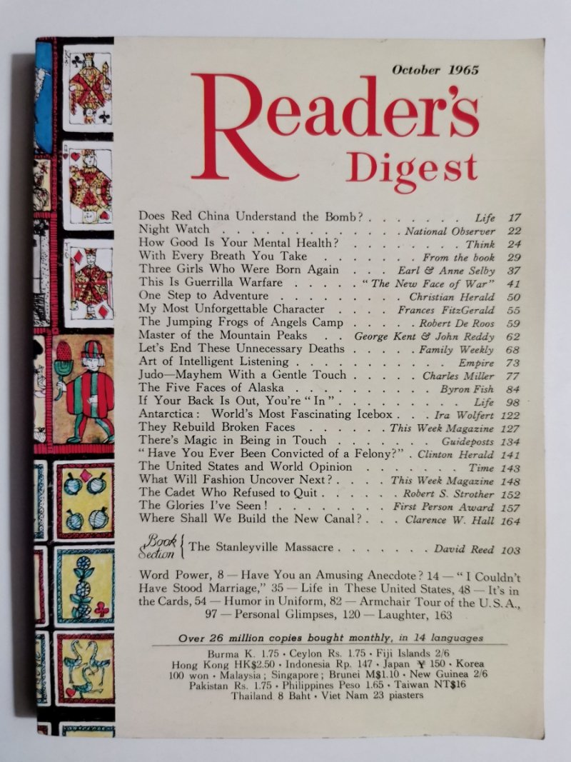 READER’S DIGEST OCTOBER 1965